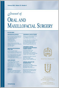 Journal of Oral and Maxillofacial Surgery